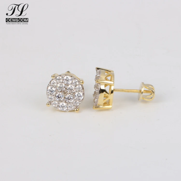 On Sale Jordan Diamond 24k Gold Earrings,1 Gram Gold Jewellery Buy