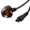 BS1363A UK fused plug to IEC C7 C5 C13 power cord/ malaysia power cord plug