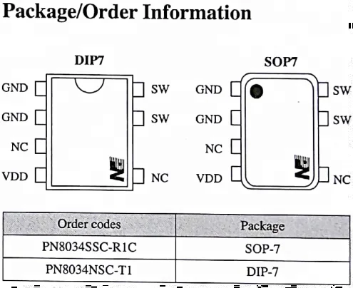 Pn8034 схема включения