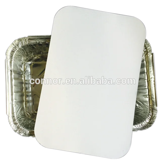 Paper Laminated Cardboard Lids For Aluminum Foil Container,Round Food ...