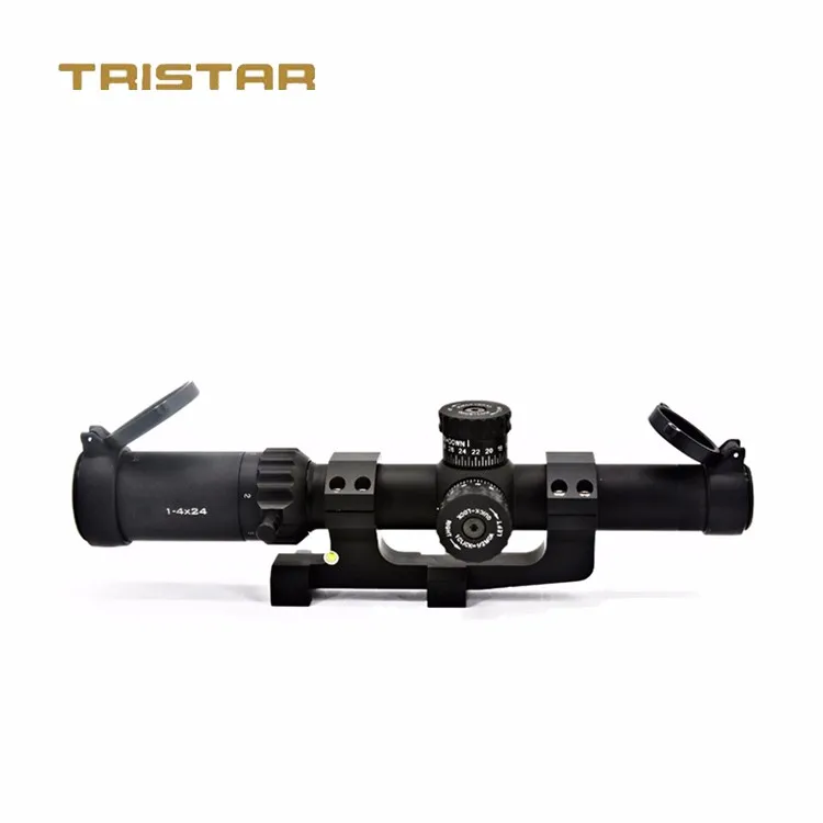 Custom Sniper Tactical Scope 270mm Germany Tech. Air Rifle Scope 1-4x24 ...