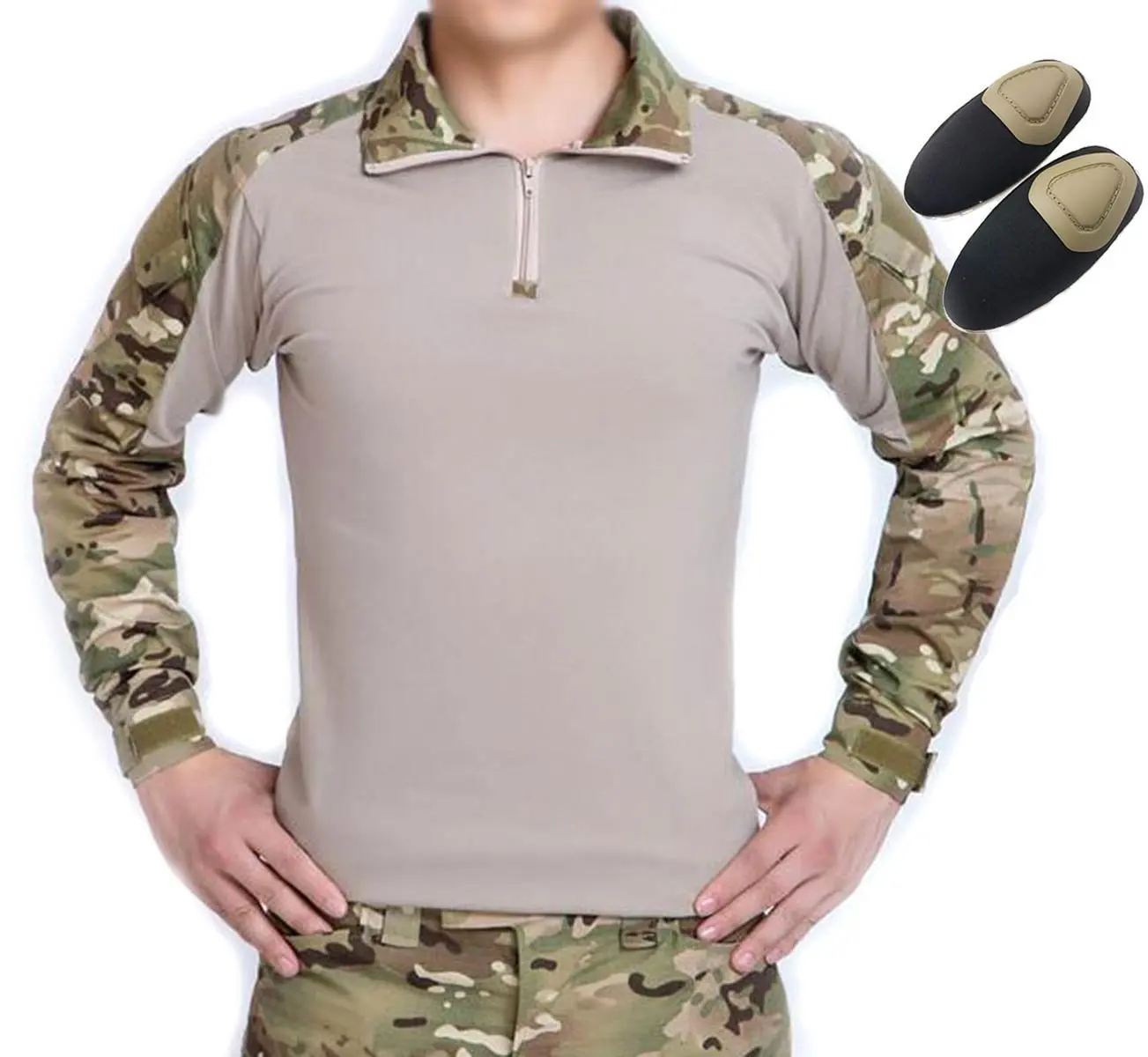 multicam button up shirt