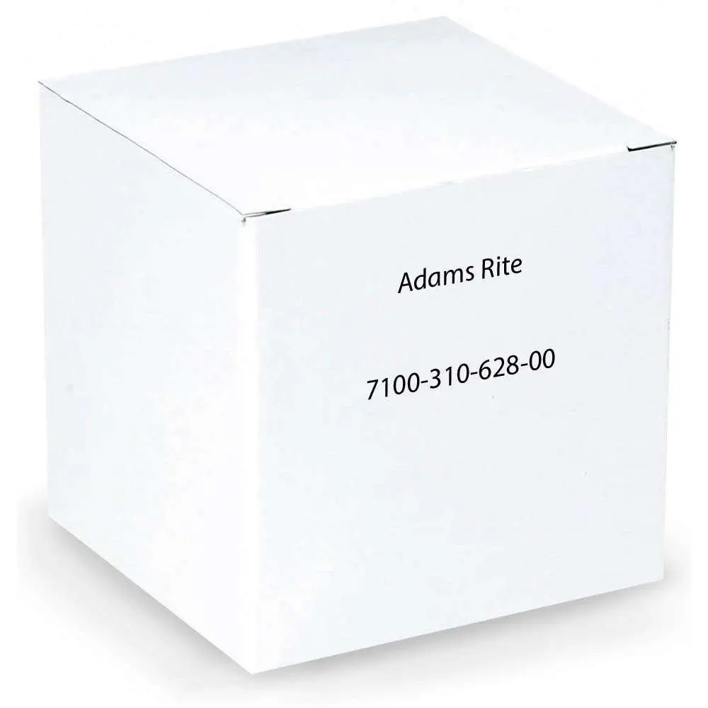 12 VDC Adams Rite 7100 Series Clear Anodized Zinc Aluminum Alloy Electric Strike 7100 310628 Pack of 1