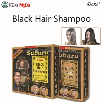 Natural White Hair Solution Subaru Black Hair Shampoo For Men And