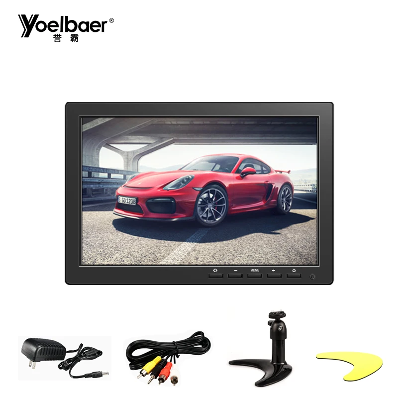1280*800 Factory Supply Desktop TV HD IPS Car Monitor TV Super Display 10.1 Inch Car LCD Monitor