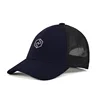 Cheap Price 6 Panel Black Trucker Mesh Cap With Metal Logo
