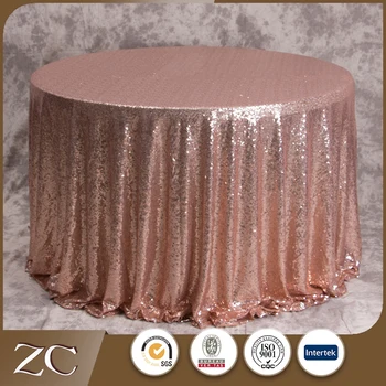 Whole New Design Rose Gold Round Wedding Sequin Table Cloth Whole New Design Rose Gold Round Wedding Sequin Table Cloth