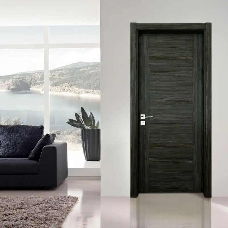 מודרני פנים דלתות upvc דלת מעץ מלא דלת