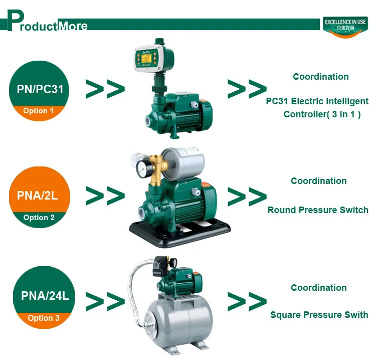 0.5hp Stainless Steel Standard Electric Household (qb60 Water Pump