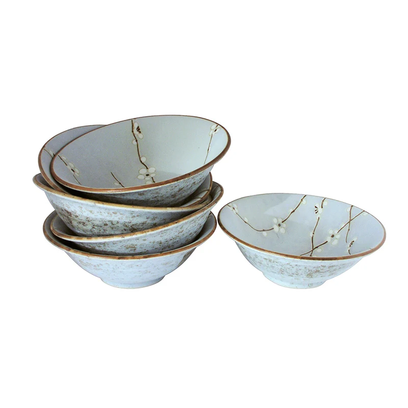 Cherry blossom asian blue dinnerware