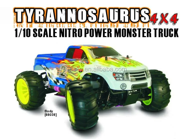 10 Scale Nitro Rc Car Monster Truck 