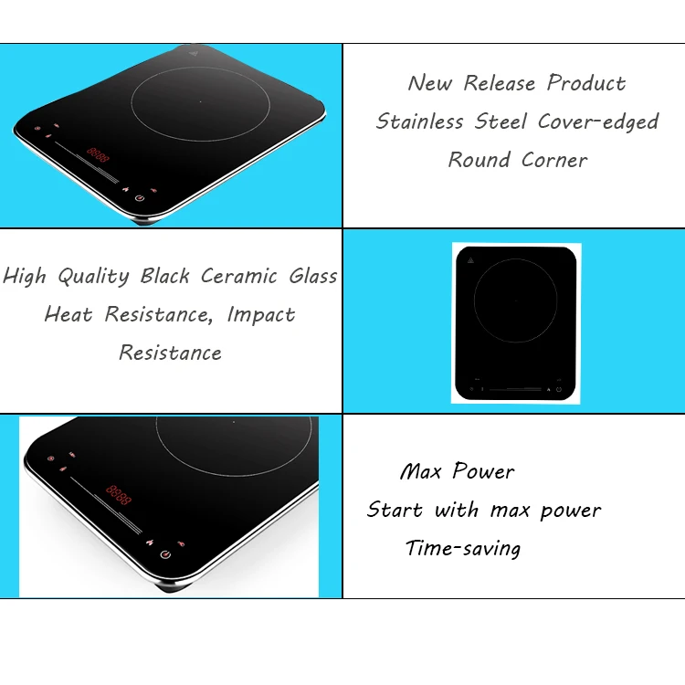 220v Ultra Slim Slide Touch Induction Cooker/ Single Electric Cooking
