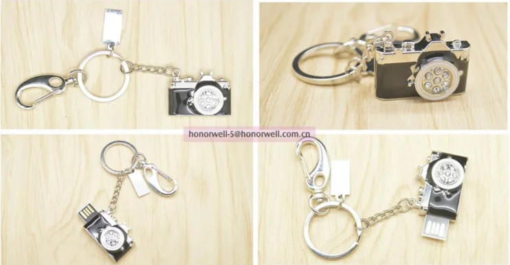 Custom Logo USB Stick 2GB Camera shaped Jewelry USB flash drive 4GB 8GB Photography Gift - ANKUX.COM
