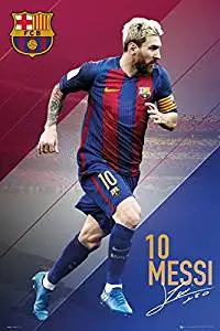 Buy Fc Barcelona Soccer Poster Print Lionel Messi 10