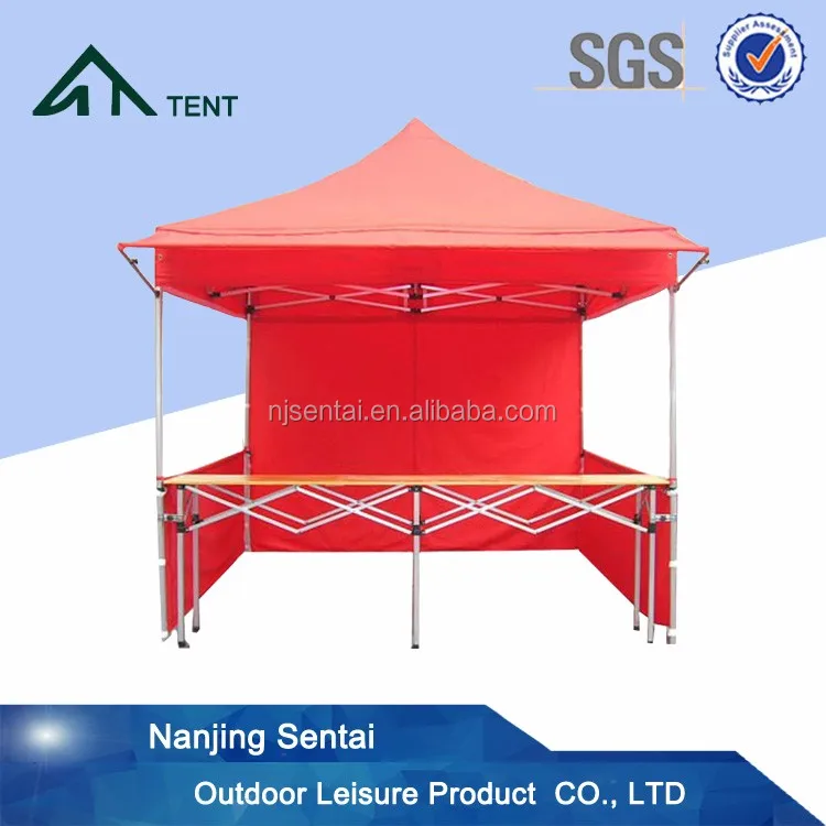 3x3m Pop Up Tent With 4 Side Walls Kids Play Tent House Fold Shed