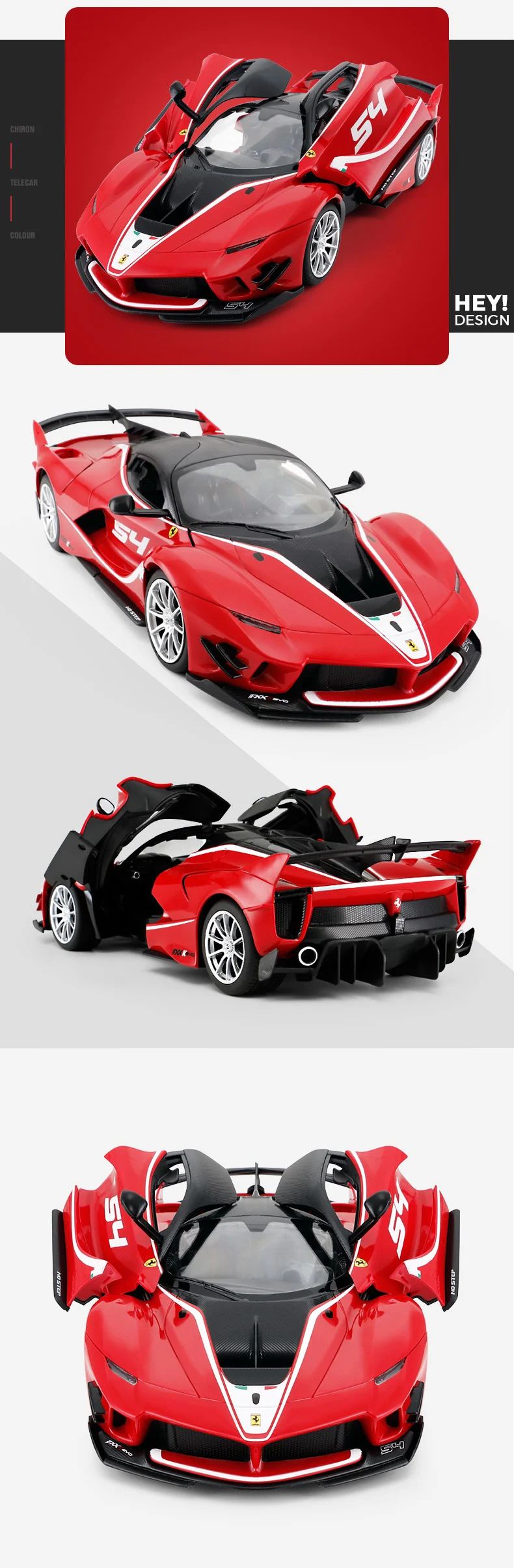 RASTAR 1:14 scale electric vehicle Ferrari remote control toy rc car for kids