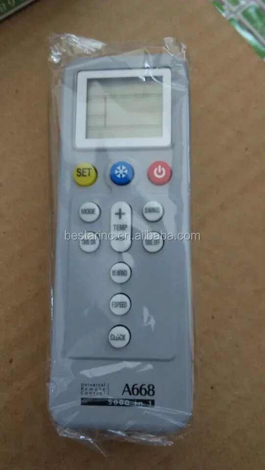 Universal A/c Remote Control For Air Conditioner A668 Buy Universal