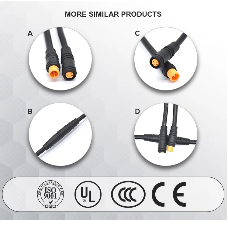 M6 Mini Waterproof Xlr Connector Connectors Male Female Waterproof Ip