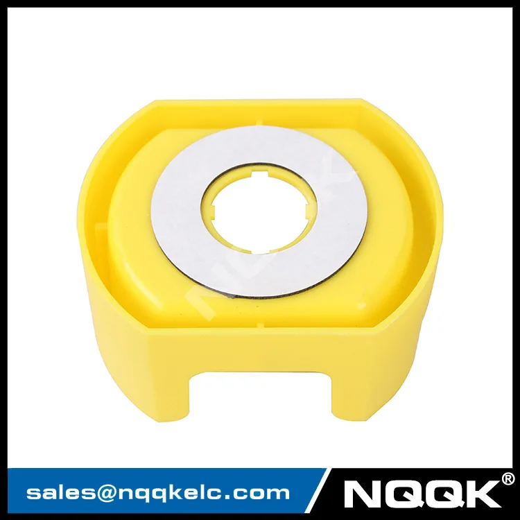 22mm Emergency Stop Switch Protection Cover Yellow Push Button Switch