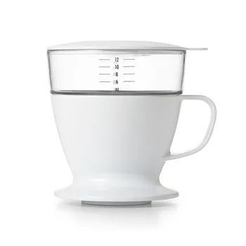 White Excellent Ceramic Pour Over Coffee Maker With Water Tank White Excellent Ceramic Pour Over Coffee Maker With Water Tank