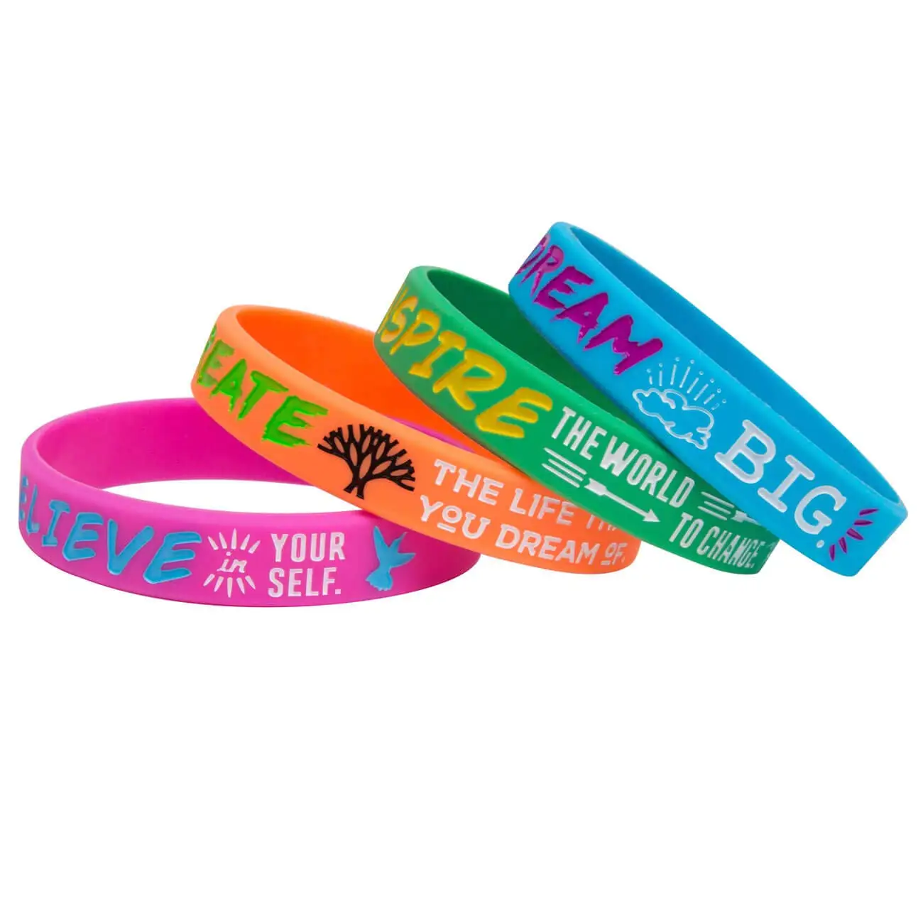 Sainstone Power of Faith Baseball Bible Silicone Bracelets with  Inspirational Scriptures Philippians 4:13, Jeremiah 29:11, Isaiah 41:10,  Motivational