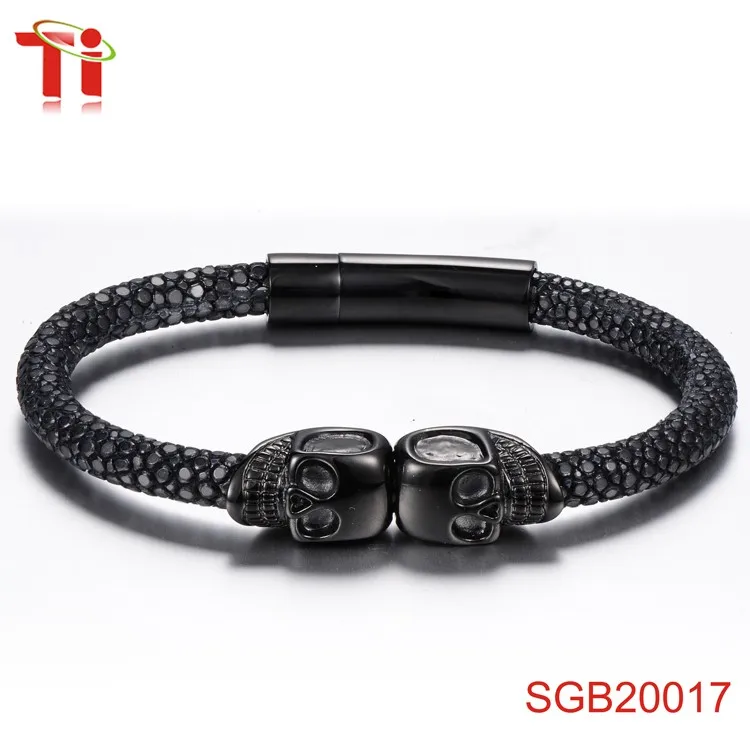 ladies skull bracelet