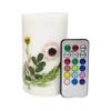 Machine Make White Flameless Scented Craft Candle
