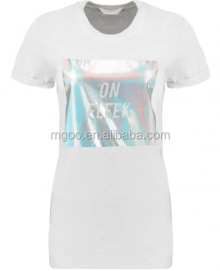 holographic t shirt dress