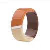 fashion hot selling women bracelet round resin bangle mixed color clear resin accessories bracelets
