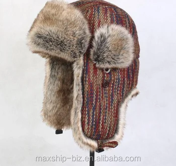 fur ski hat