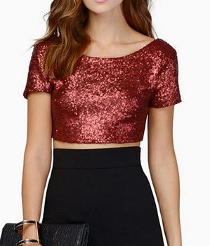 stylish black crop top