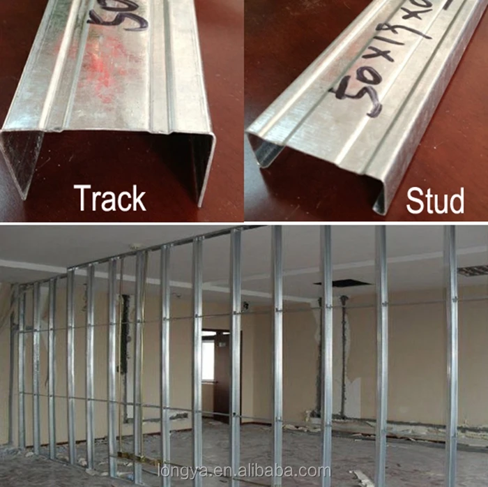 Galvanized Sheet Material Gypsum Board Stud And Track Buy Wall