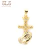 Quality Guaranteed Newest Model Custom Bling 925 Sterling Silver Pendant Hiphop Crucifix Cross
