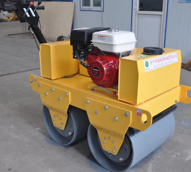 Walking Vibrator Soil Roller Compactor Double Drum Asphalt Rollers(fyl ...