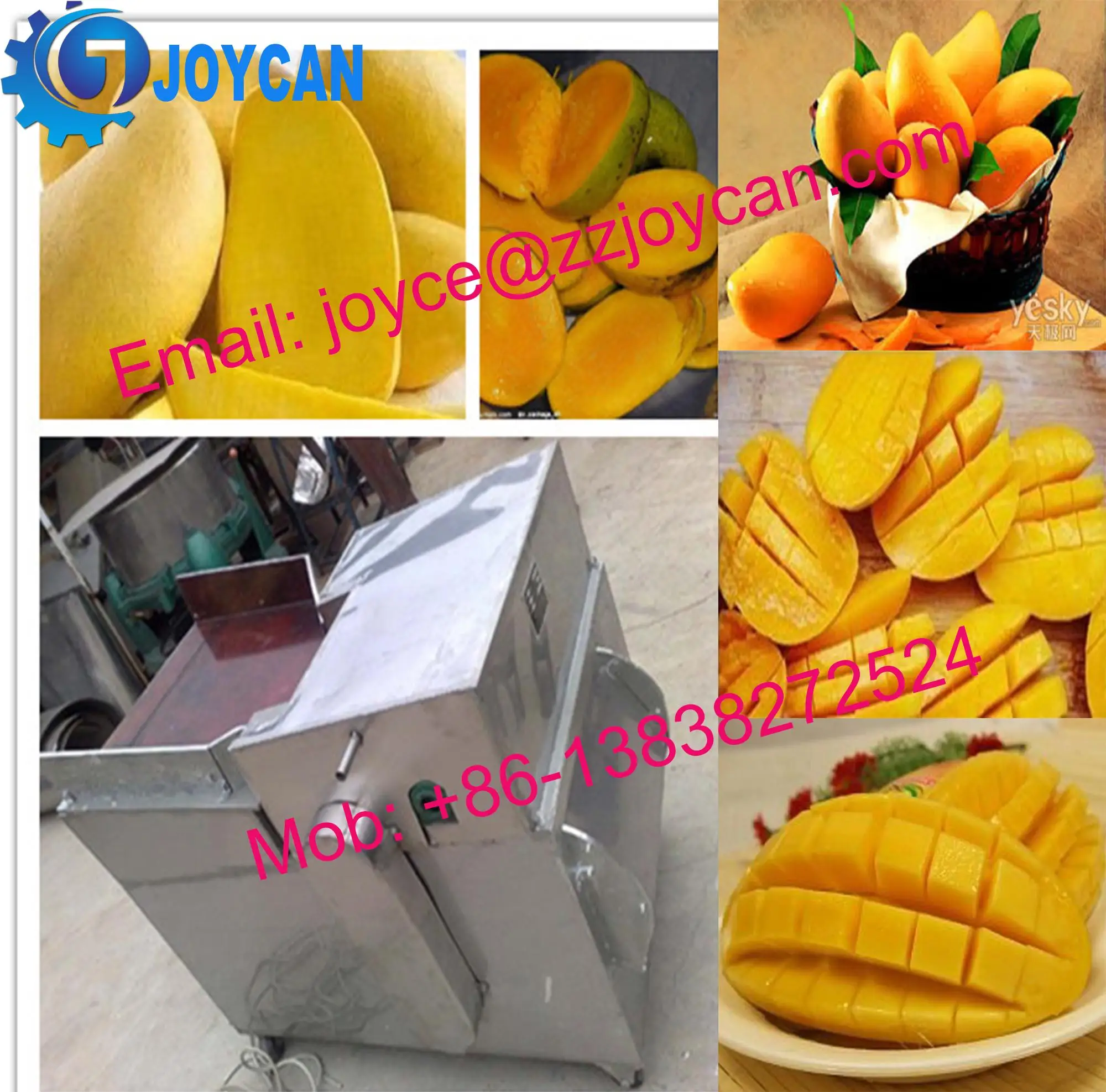 Automatic Fruit Mango Cutting And Peeling Machine Mango Split Machine