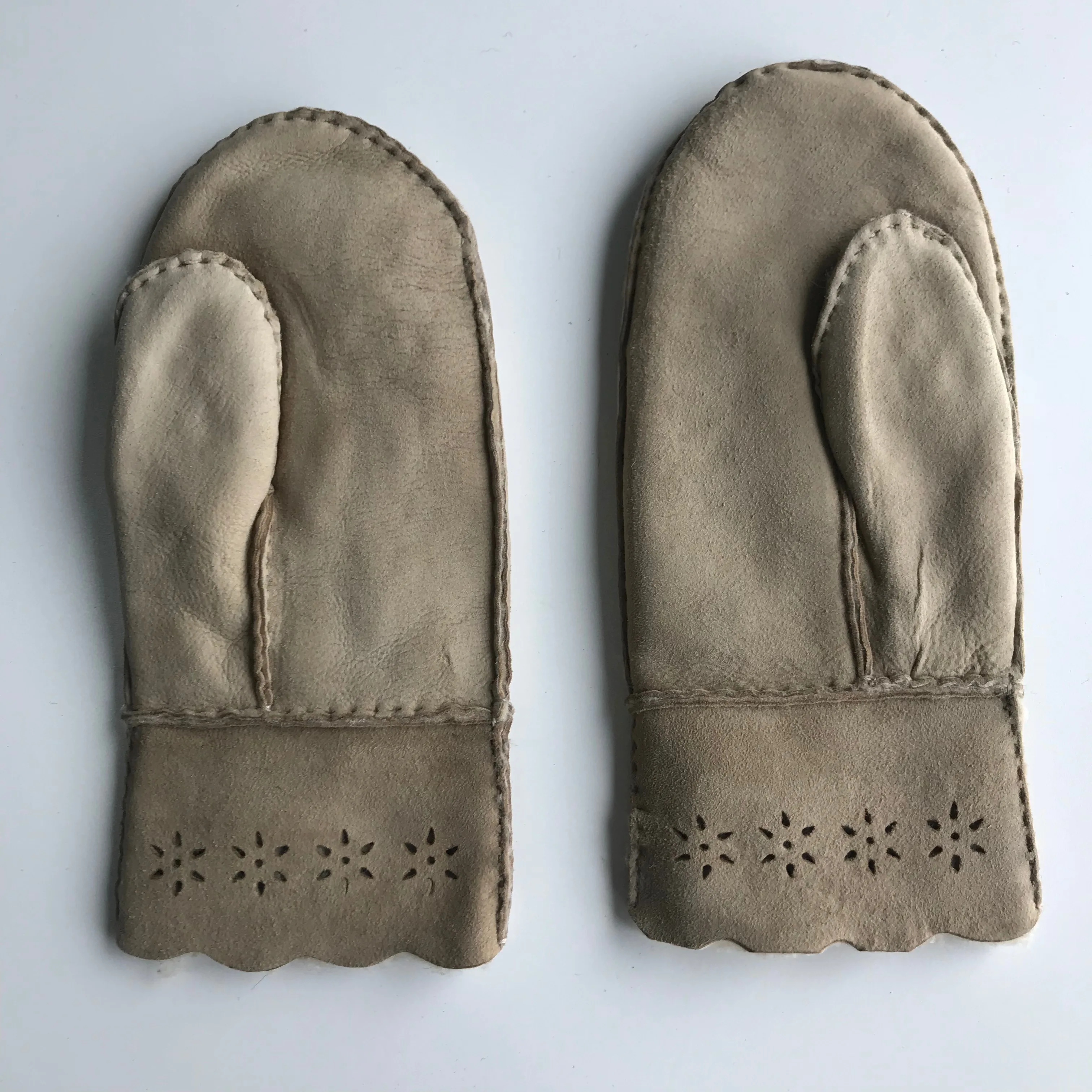 Bowknot Women Soft Fur Real Sheepskin Mittens,Adults Warm Mittens Buy