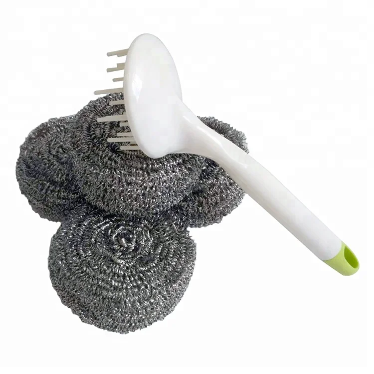 Kitchen Stainless Steel Sponges Scourer Set Stainless Steel Scrubbers Metal  Scouring Pads Kitchen Cleaning Tool - Buy Kitchen Stainless Steel Sponges  Scourer Set,Scrubber Scouring Pad Brush,Stainless Steel Scrubbers Metal  Scouring Pads Product
