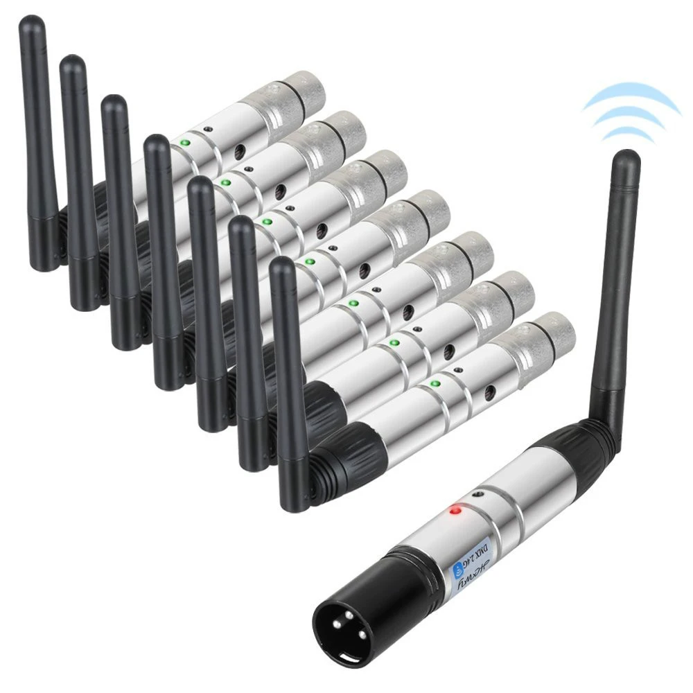 Donner fashion 8PCS DMX 512 Wireless Receivers and Transmitter