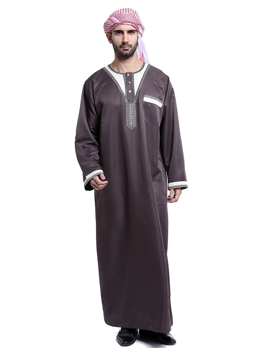 Th802# Men In Dubai Men Saudi Arab Thobe Kaftan Islamic Robes - Buy ...