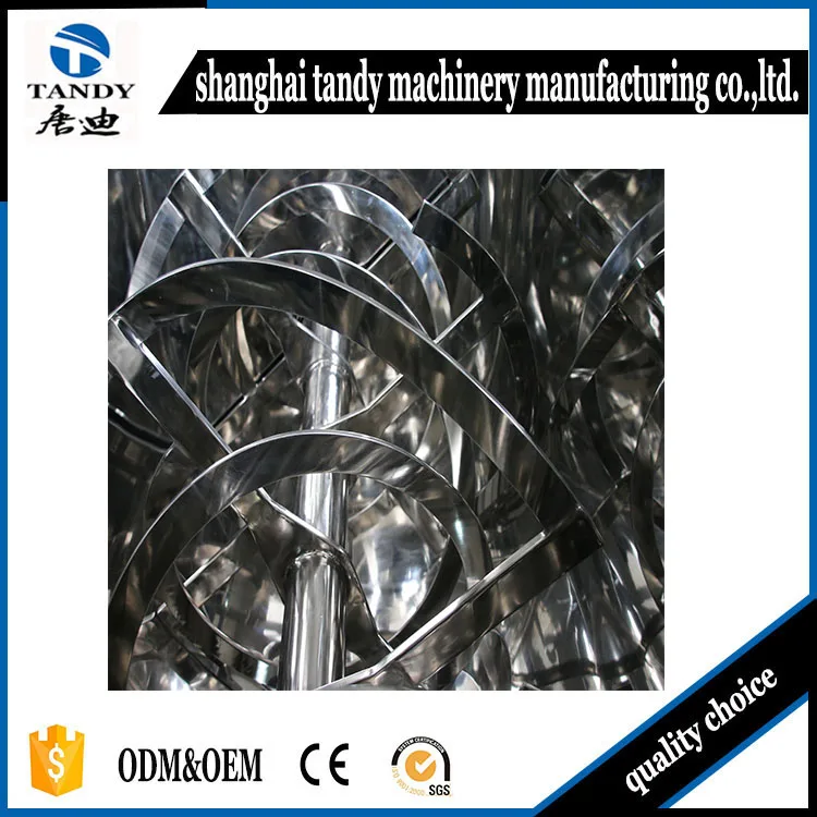 Shanghai Tandy Stainless Steel Ribbon Blender For Powder