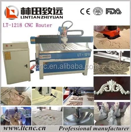 High performance best price NCStudio/Mach3/DSP 3d engraving cutting cnc machine 1218 cnc router wood