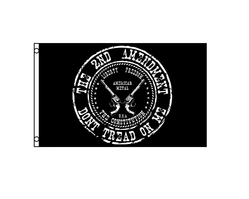 2nd Amendment Gun Rights Don't Tread On Me 3x5 Feet Flag by TrendyLuz Flags