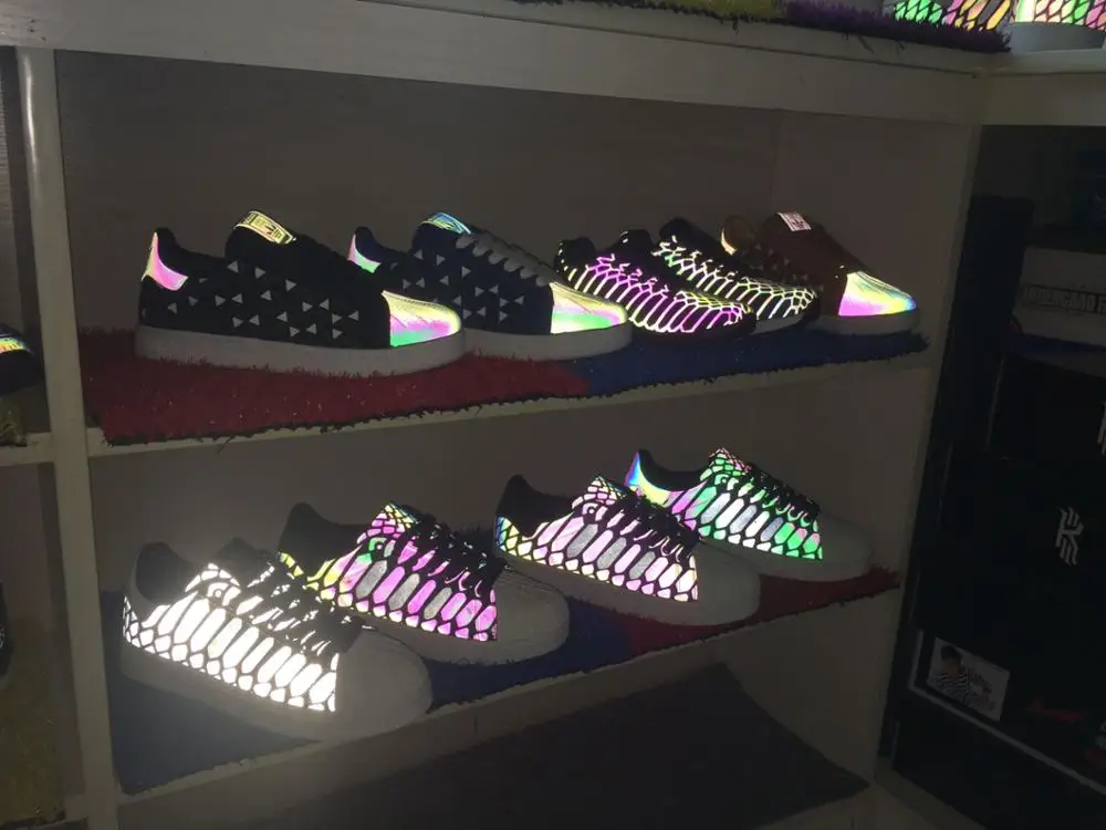 cool reflective shoes