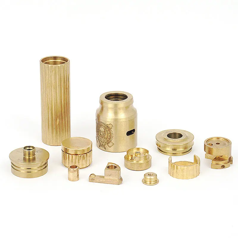 Custom Precision Nickle Plated Brass CNC Turning Machined Brass Inserts
