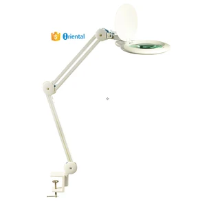 Table Glass Magnifier Lamp New Product,OEM LED Magnifier Power Supply,Clamp LED Chinese Alibaba Supplier