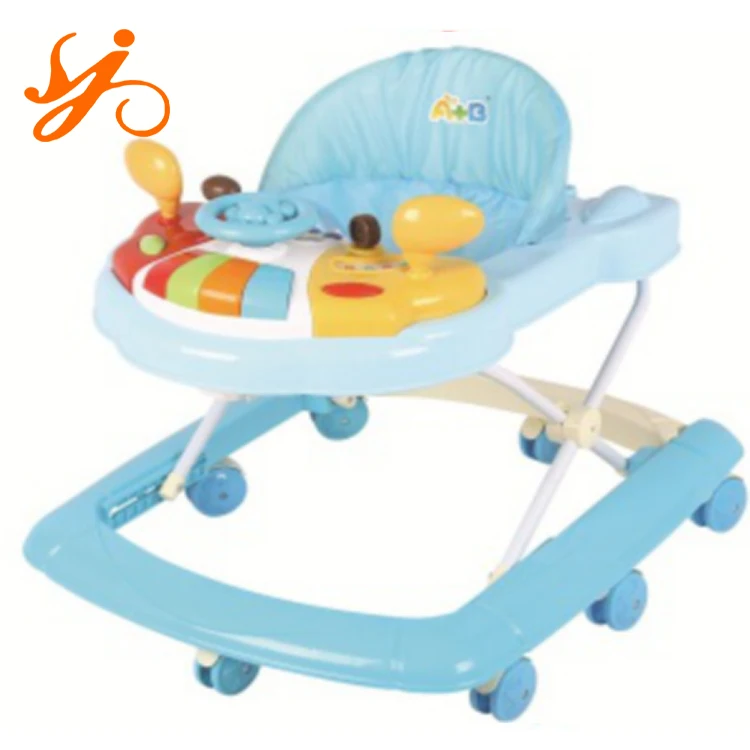 Newest Price Baby Walker With Rubber Wheels / Stationary Walker For Baby / Walker For Baby Boy