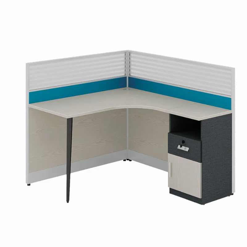 Aluminum Partition Profile Double Office Cubicle Workstation Desk