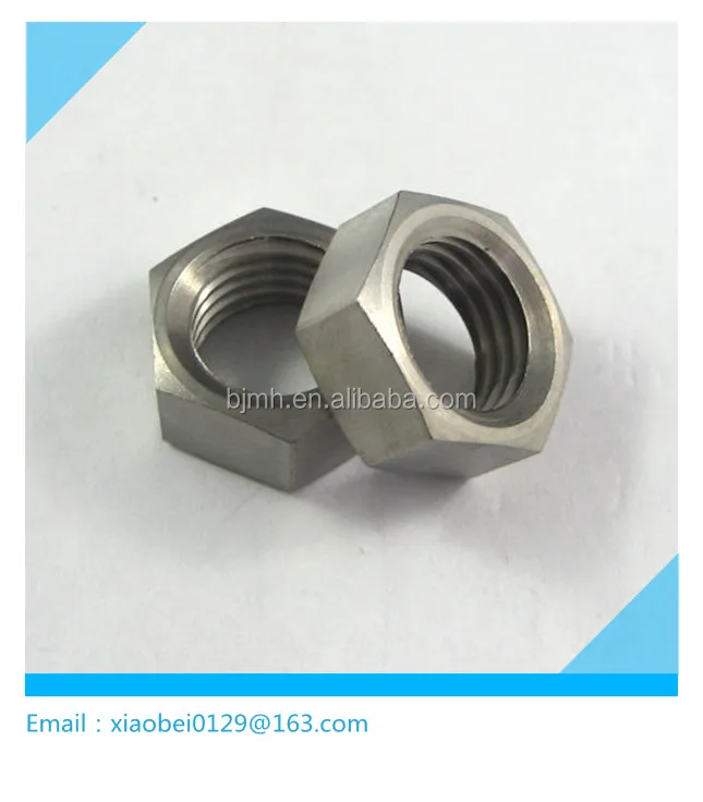 Titanium 1/2"20 Unf Half Height Lock Nut Buy Titanium 1/2"20 Unf