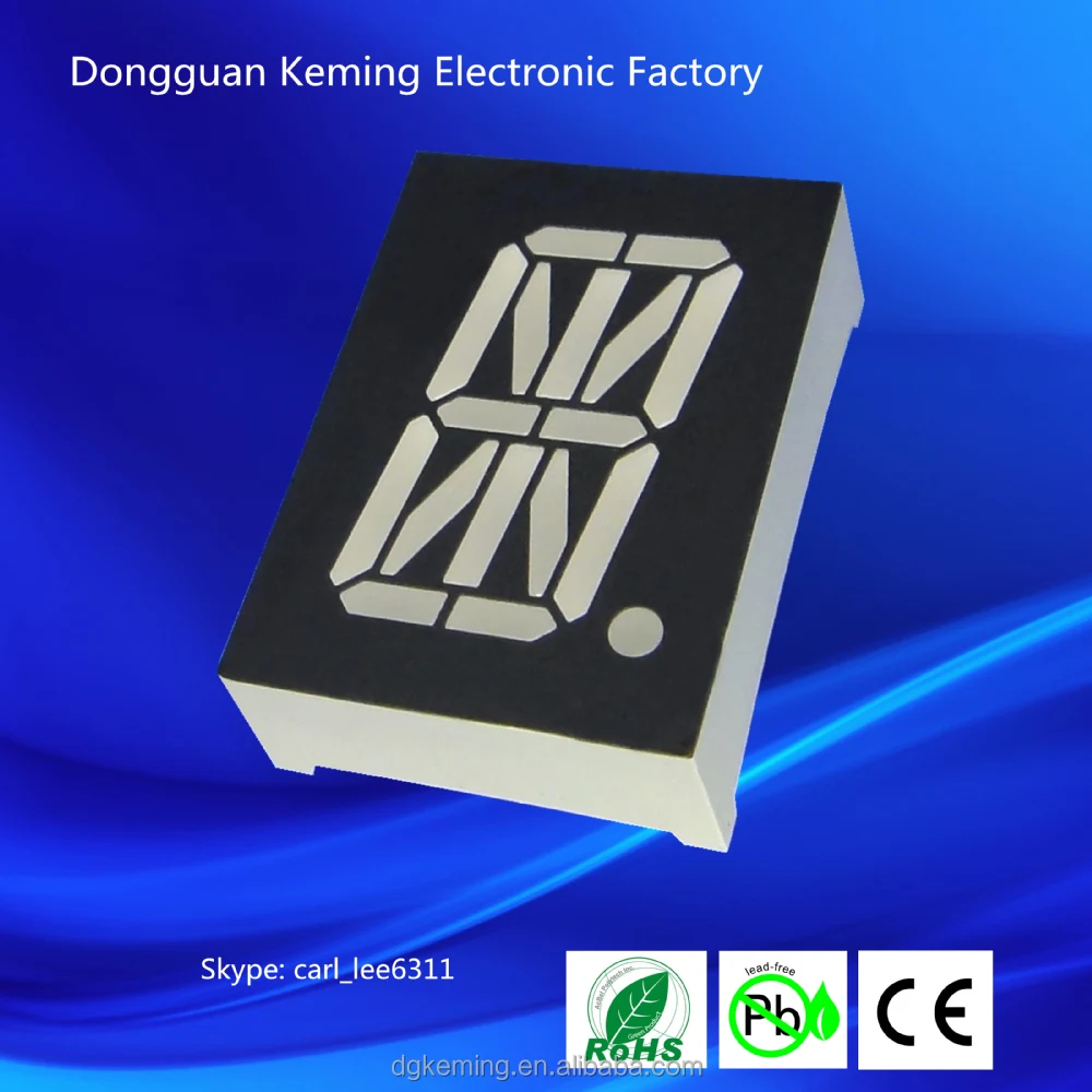 14 segment display PDA54-11srwa / PDC54-11srwa DUAL ALPHANUMERIC