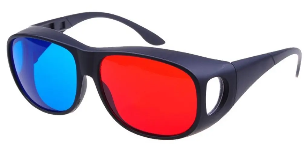 Glasses Direct-3D Glasses - 3D Vision Ultimate Anaglyph 3D Glasses - Made To Fit Over Prescription Glasses-YYBQ